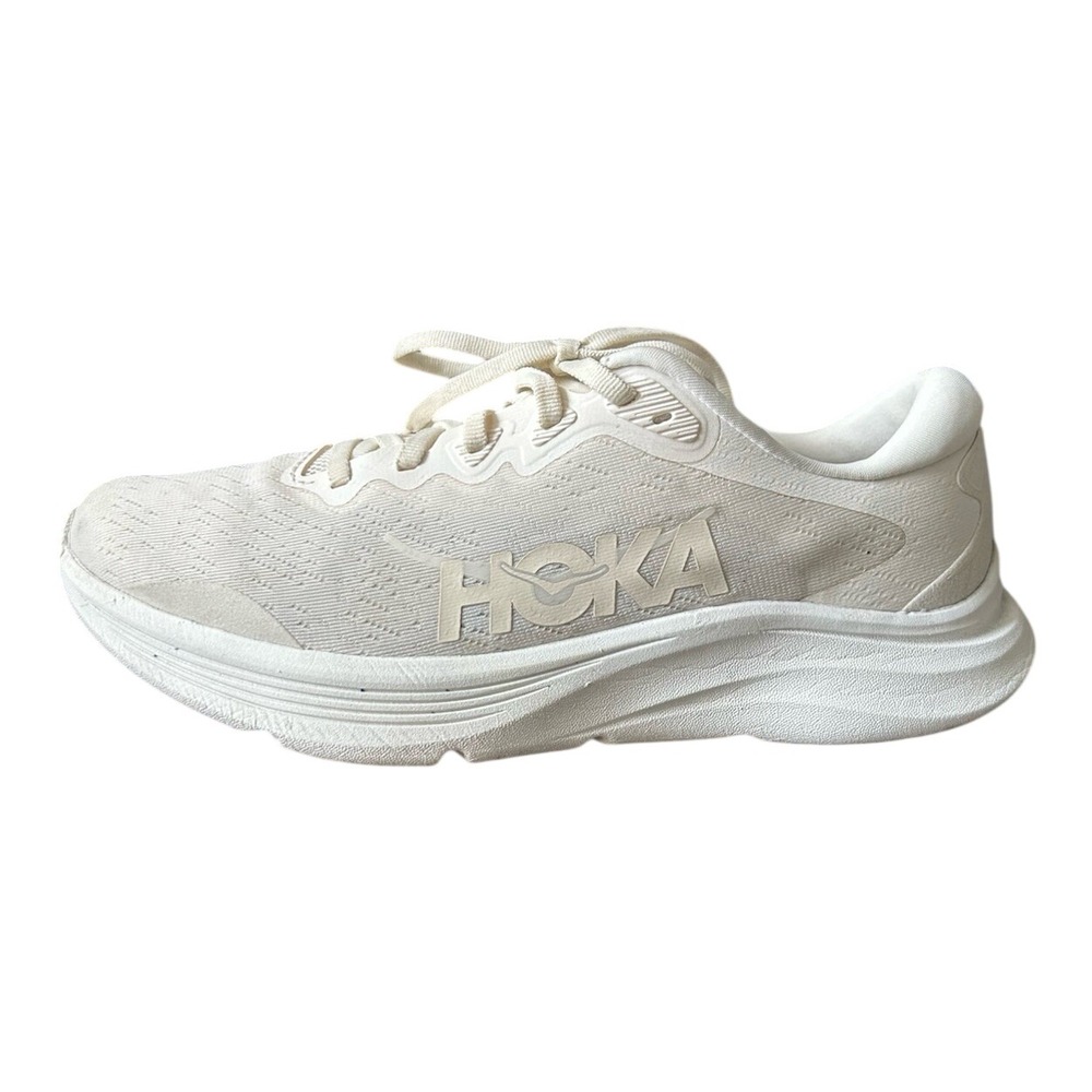 Hoka One One Solimar 2 Womens Size 8 B Alabaster White Running Sneakers Athletic